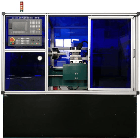 透明數(shù)控教學(xué)機(jī)床凱恩帝系統(tǒng)模擬車床模型